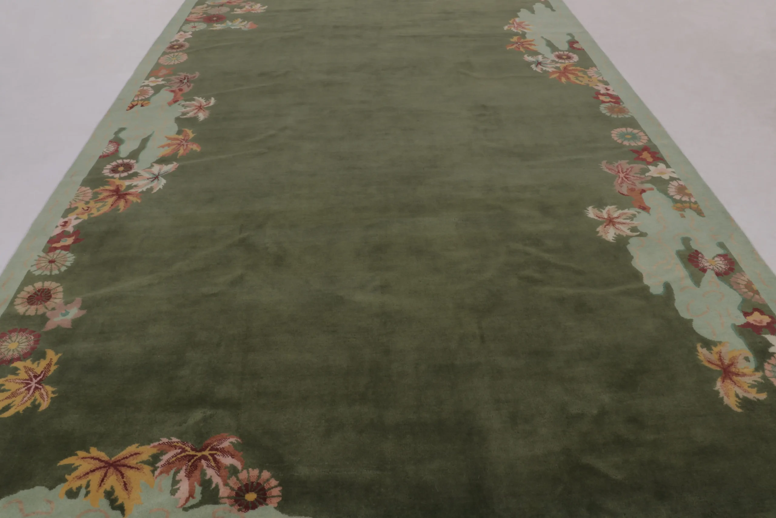 Chinese Art Deco Inspired Custom Rug
