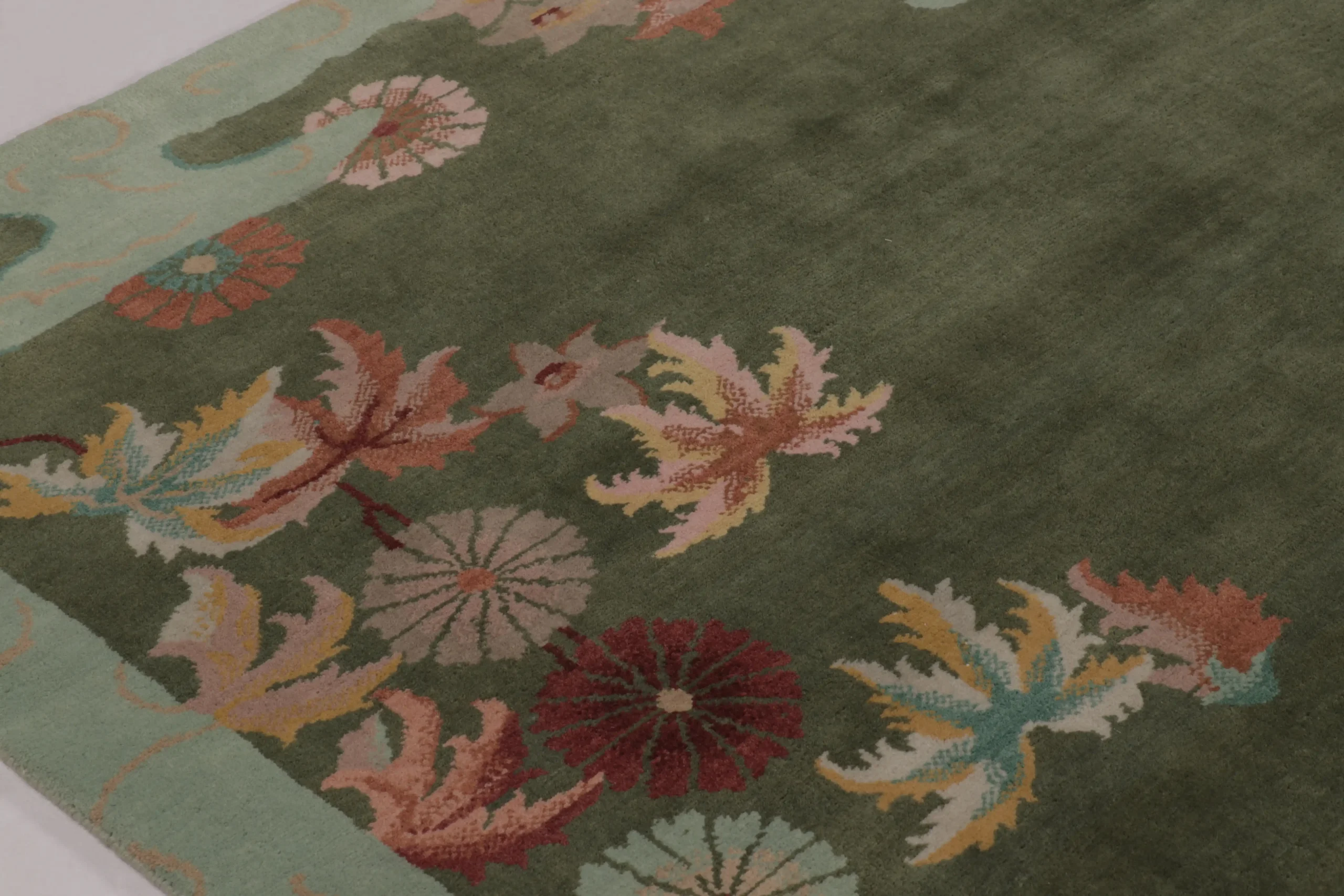 Chinese Art Deco Inspired Custom Rug