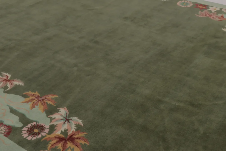 Chinese Art Deco Inspired Custom Rug