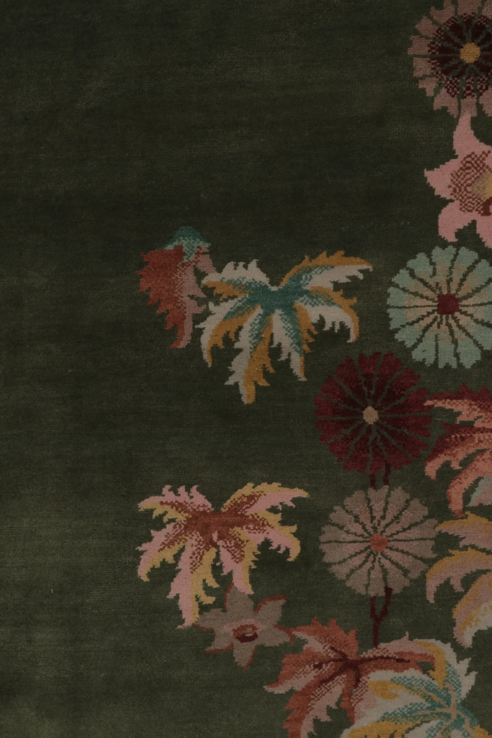 Chinese Art Deco Inspired Custom Rug