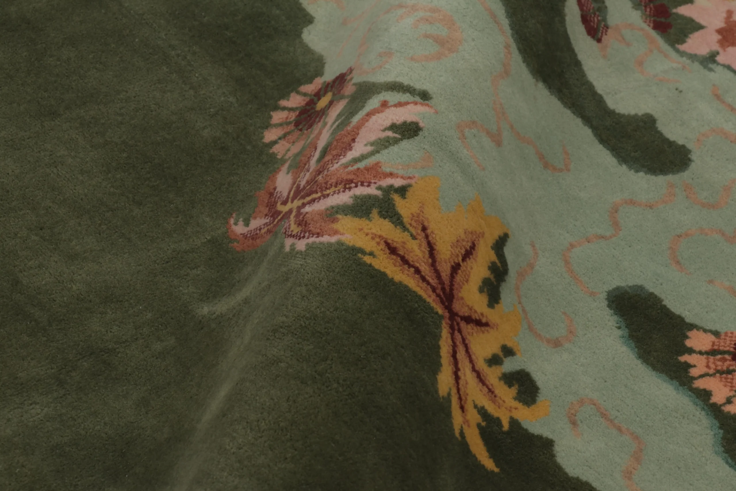 Chinese Art Deco Inspired Custom Rug