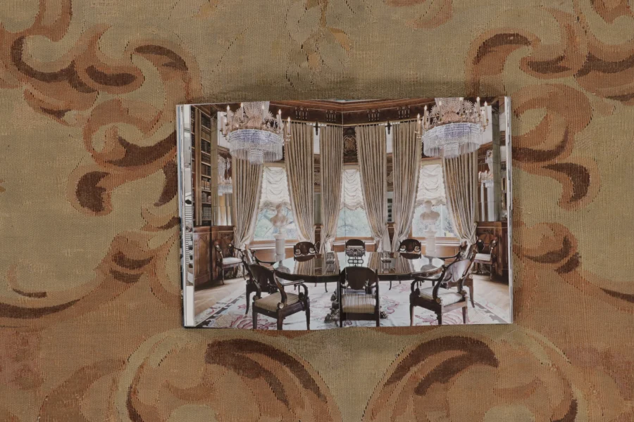 Antique Oversized Aubusson Rug