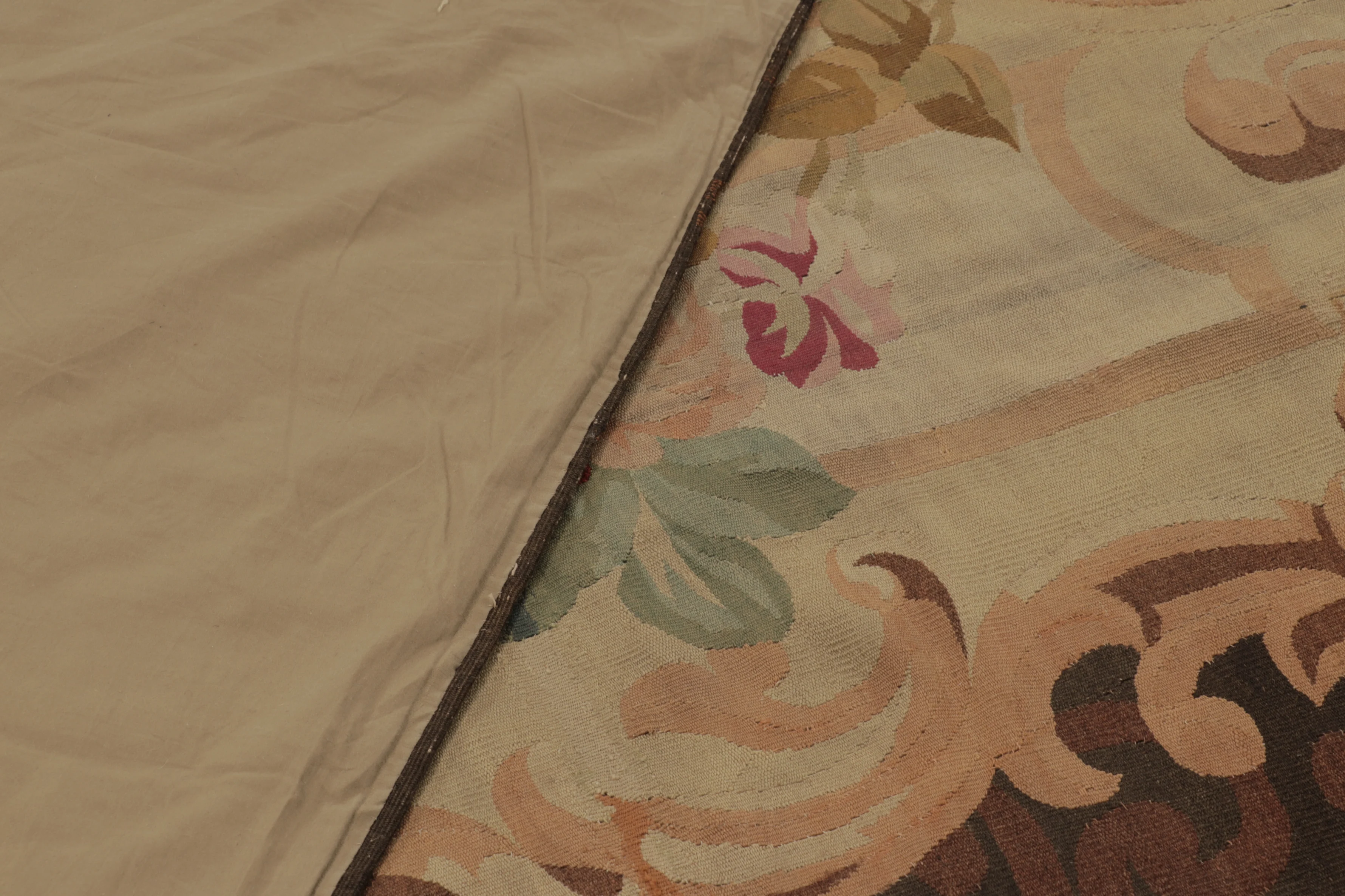 Antique Oversized Aubusson Rug