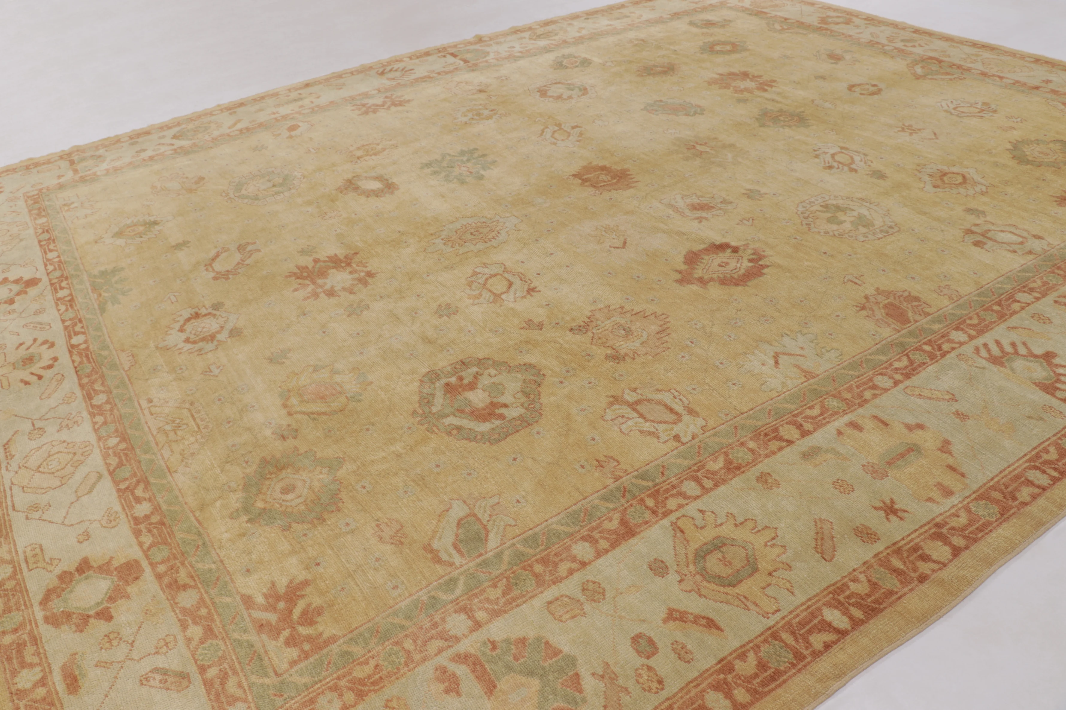 Antique Oversized Oushak Rug