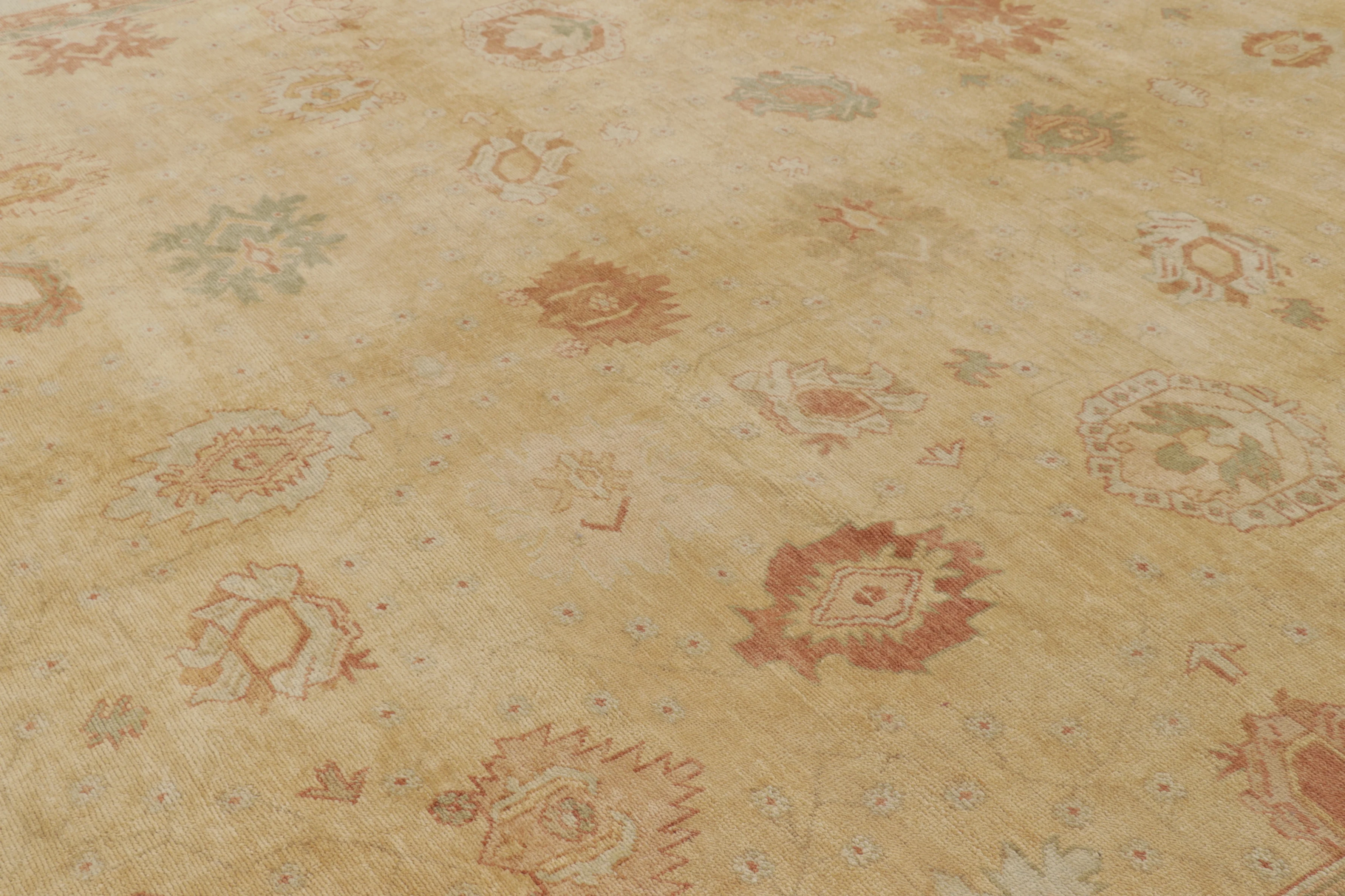 Antique Oversized Oushak Rug