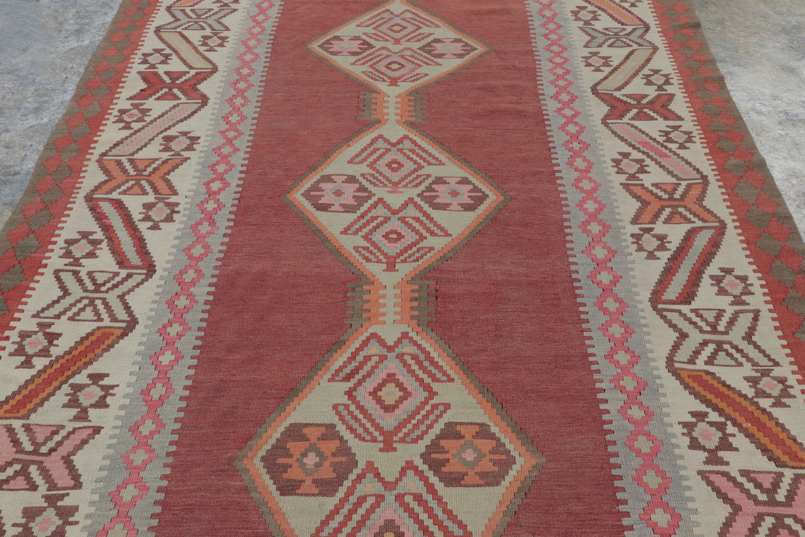 Vintage Persian Meshkin Kilim