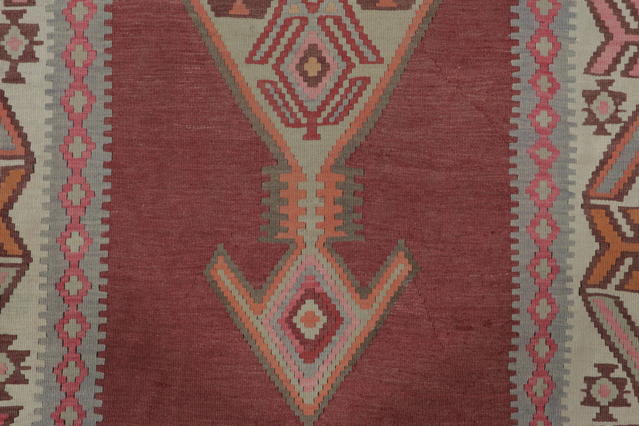 Vintage Persian Meshkin Kilim