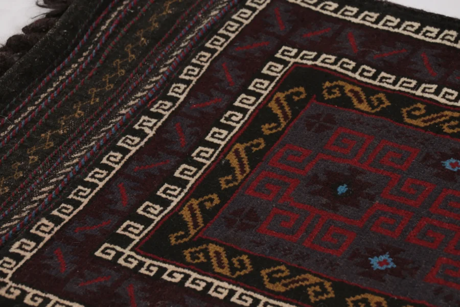 Vintage Balisht Tribal Rug