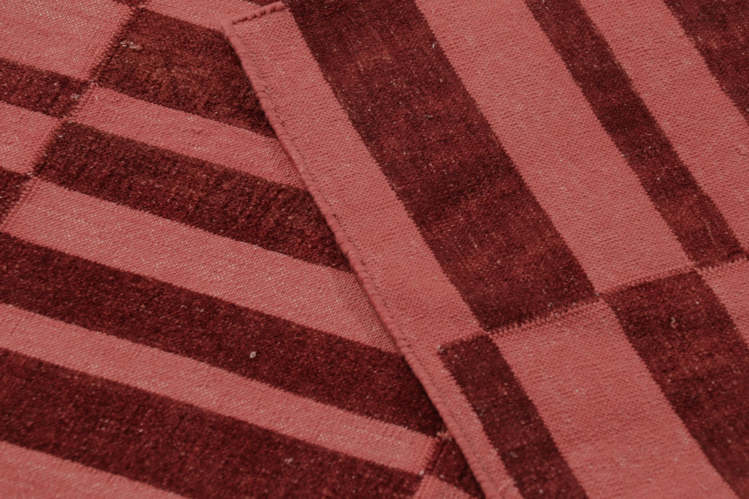 Contemporary Dhurrie Flatweave Rug