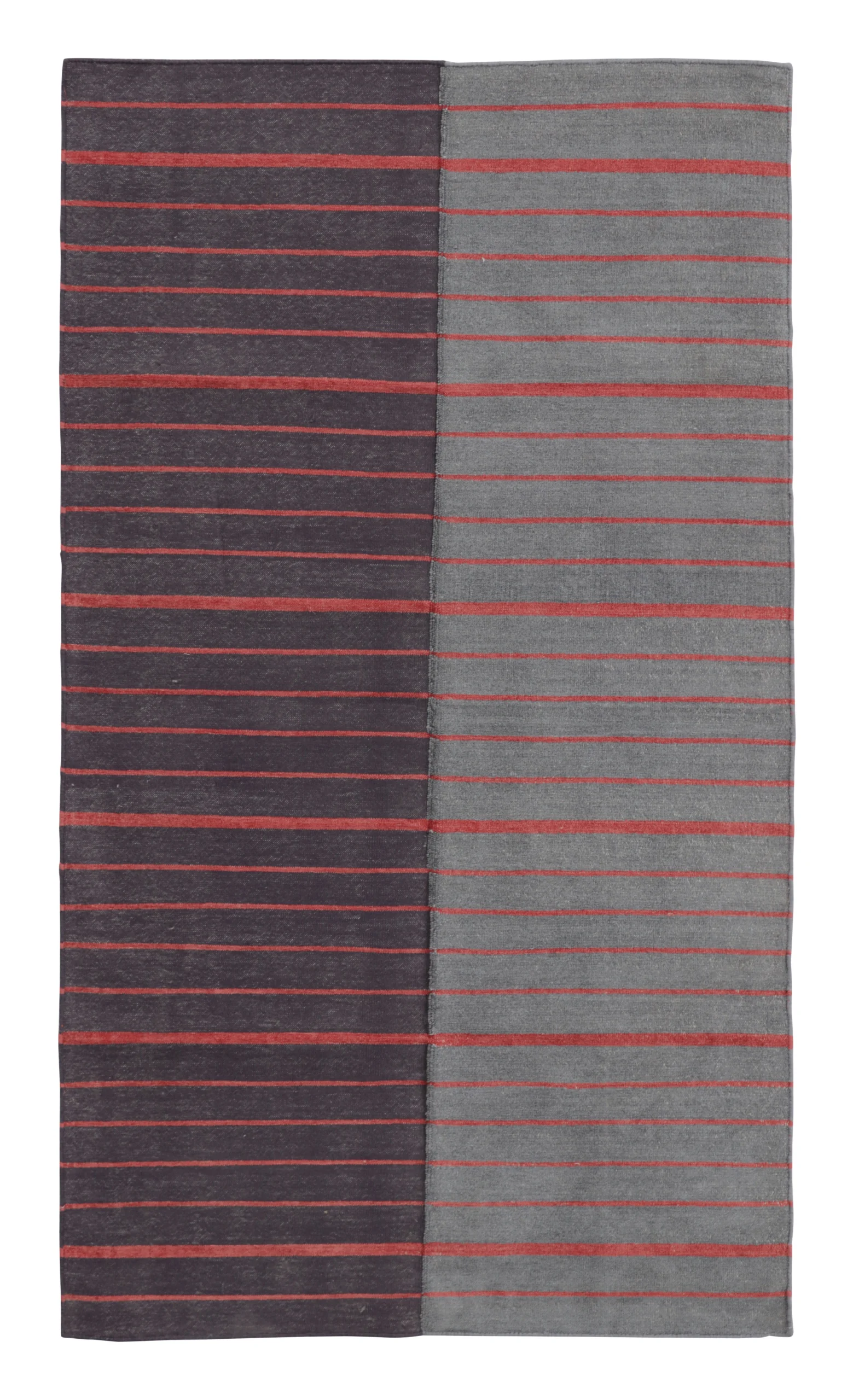 Contemporary Dhurrie Striped Flatweave