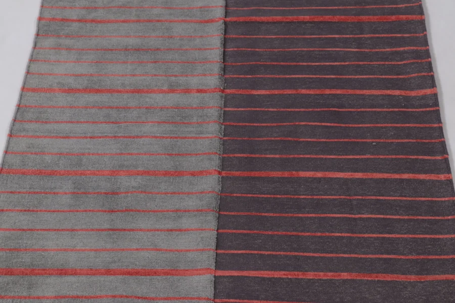 Contemporary Dhurrie Striped Flatweave
