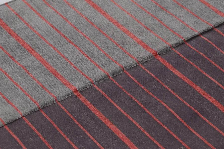 Contemporary Dhurrie Striped Flatweave
