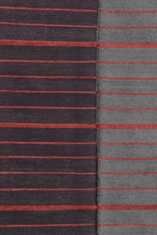 Contemporary Dhurrie Striped Flatweave