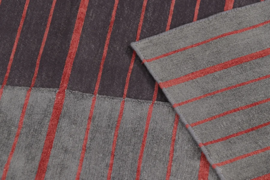 Contemporary Dhurrie Striped Flatweave