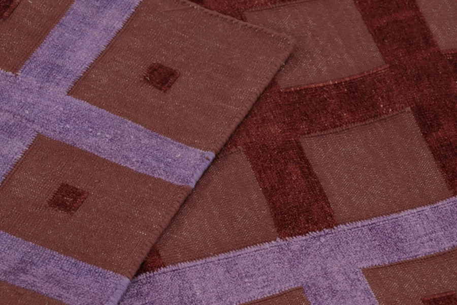 Contemporary Geometric Dhurrie Flatweave Rug