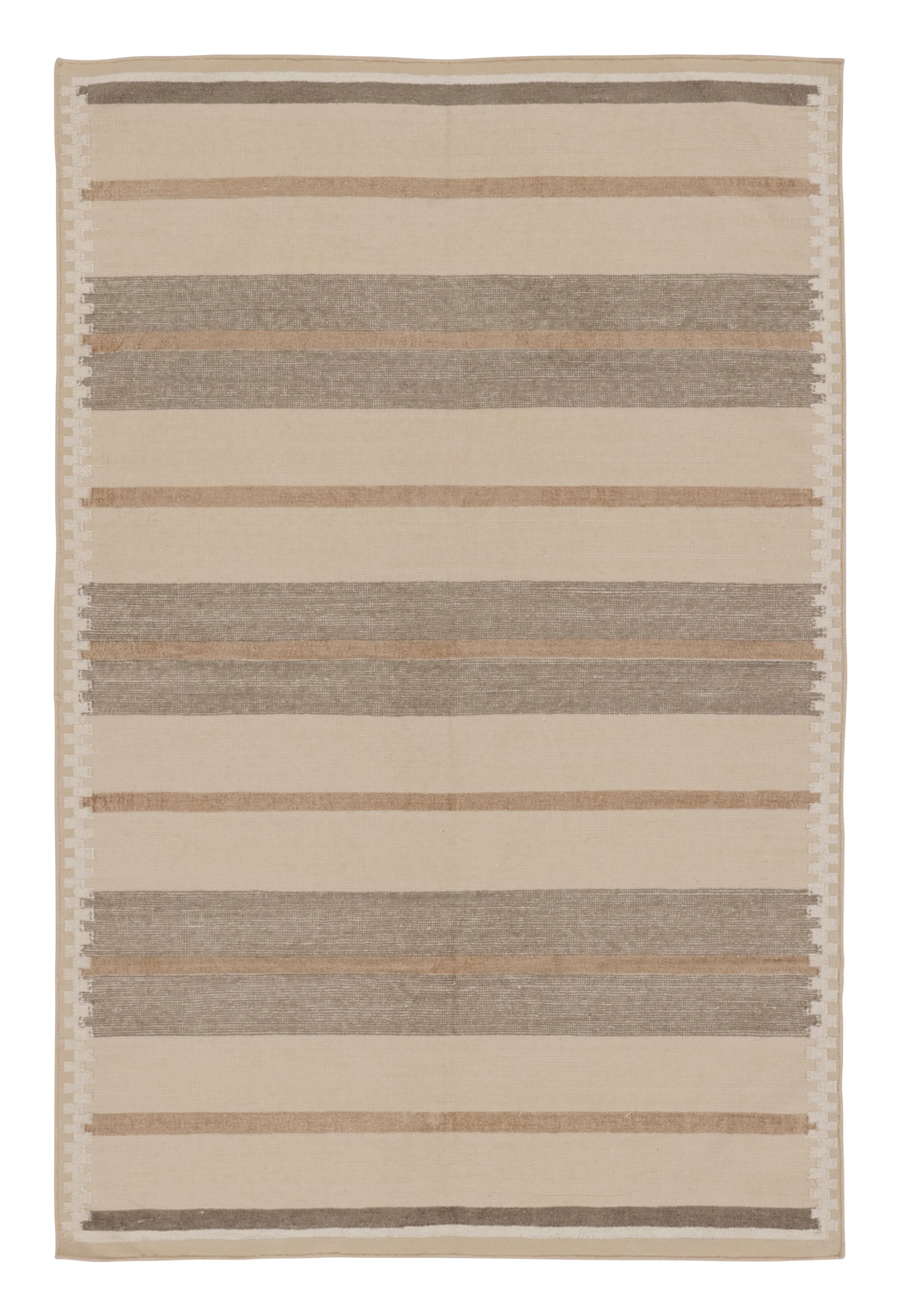 Contemporary Dhurrie Striped Flatweave