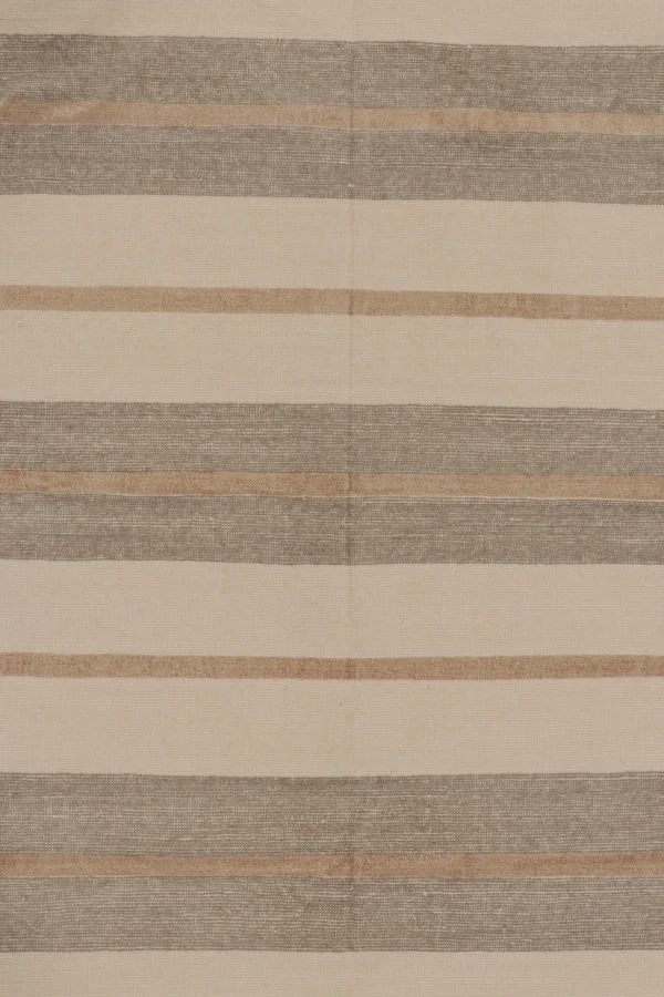 Contemporary Dhurrie Striped Flatweave