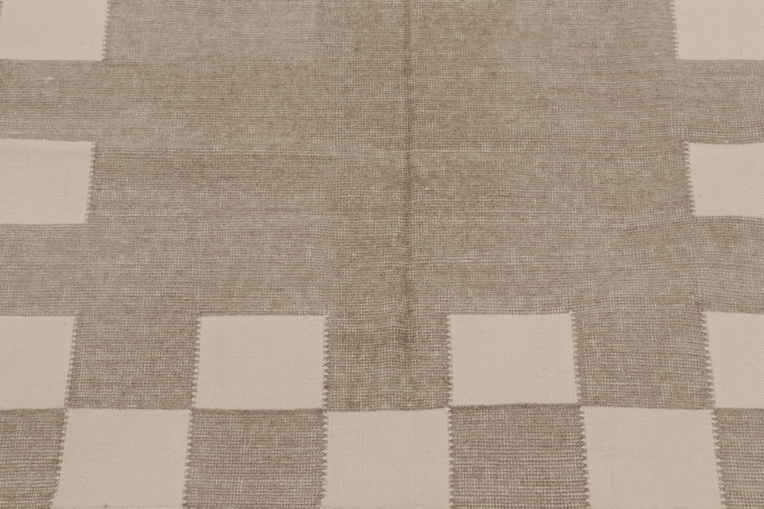 Contemporary Dhurrie Flatweave Rug