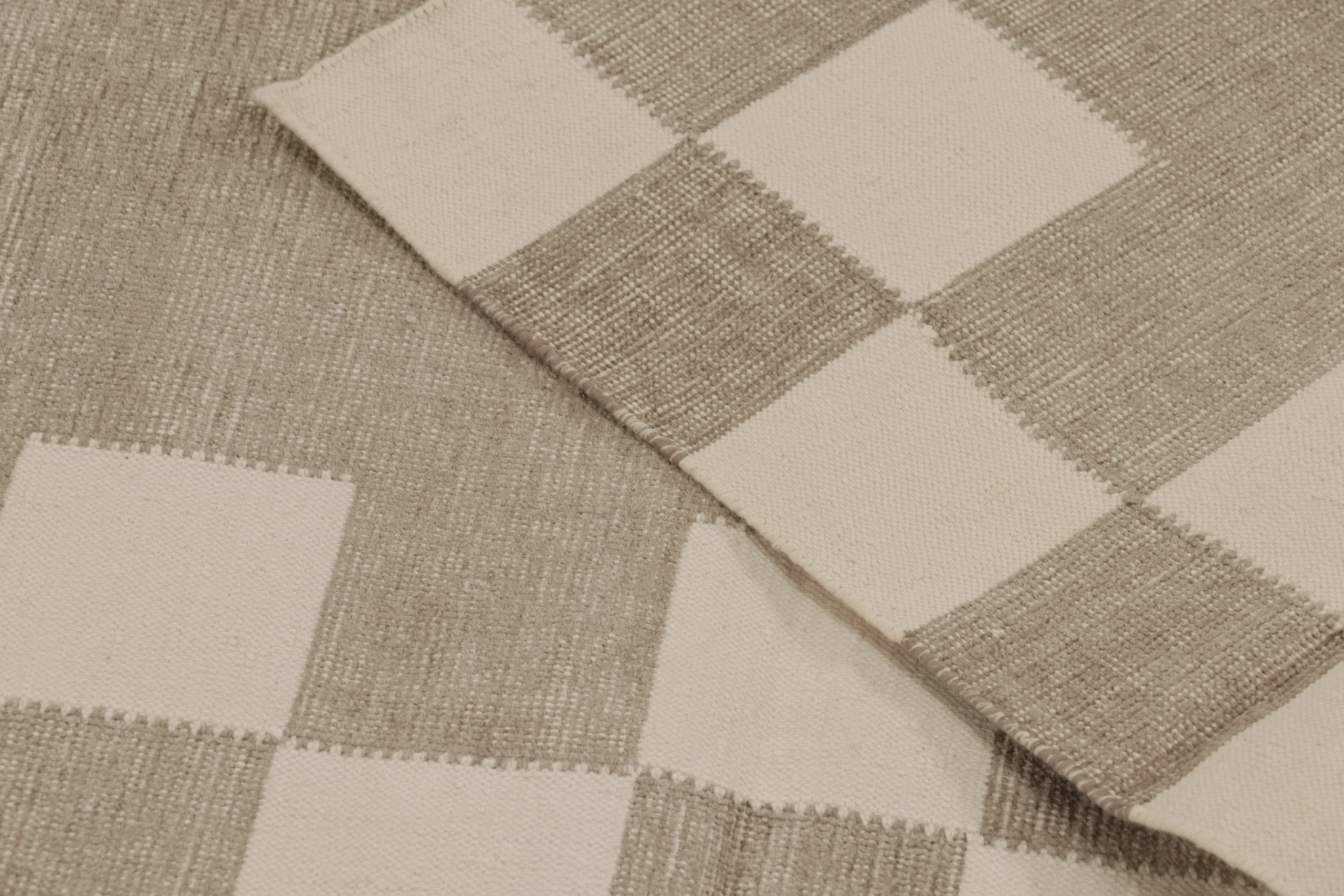 Contemporary Dhurrie Flatweave Rug