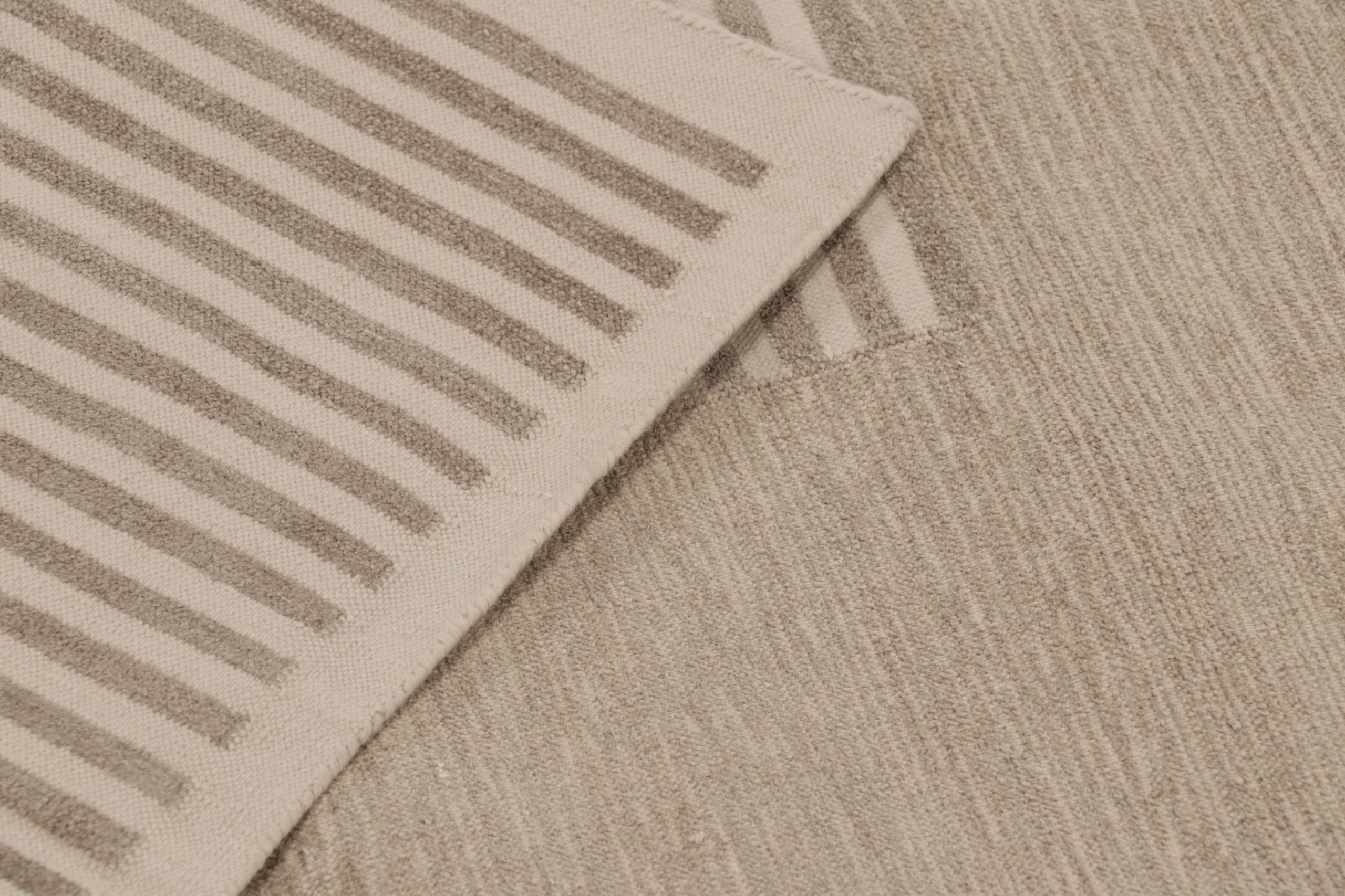 Contemporary Dhurrie Flatweave Rug
