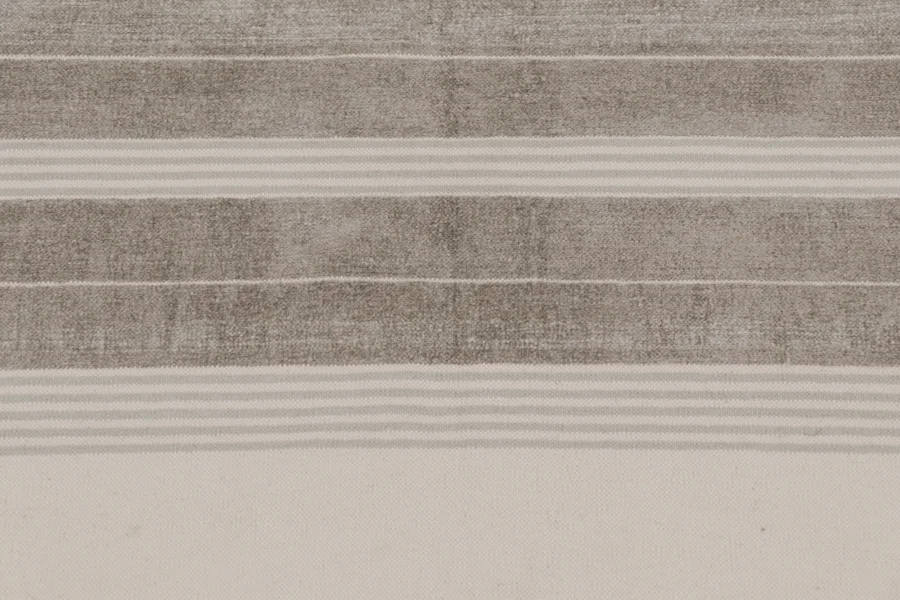 Contemporary Striped Dhurrie Flatweave