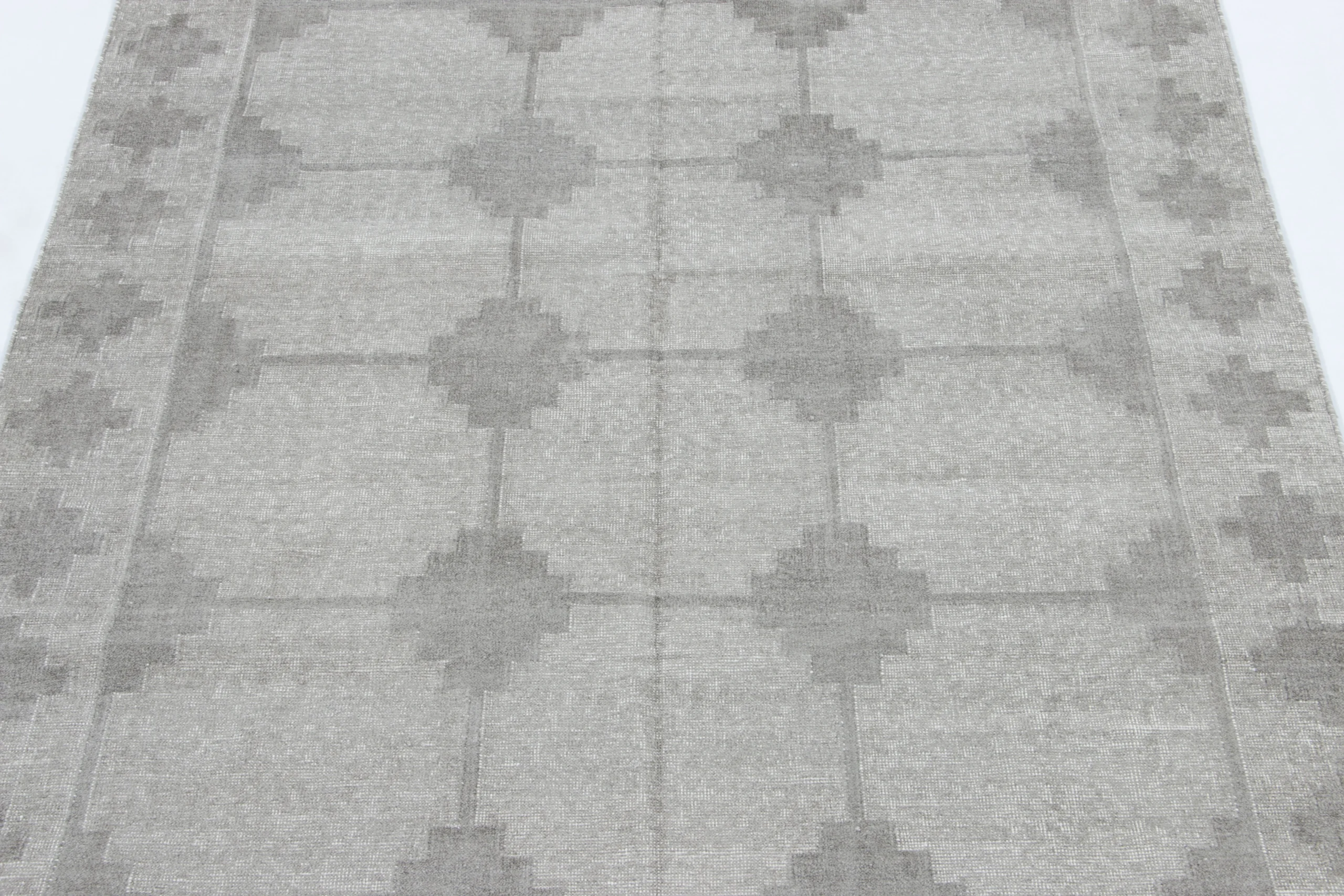 Contemporary Dhurrie Flatweave Rug
