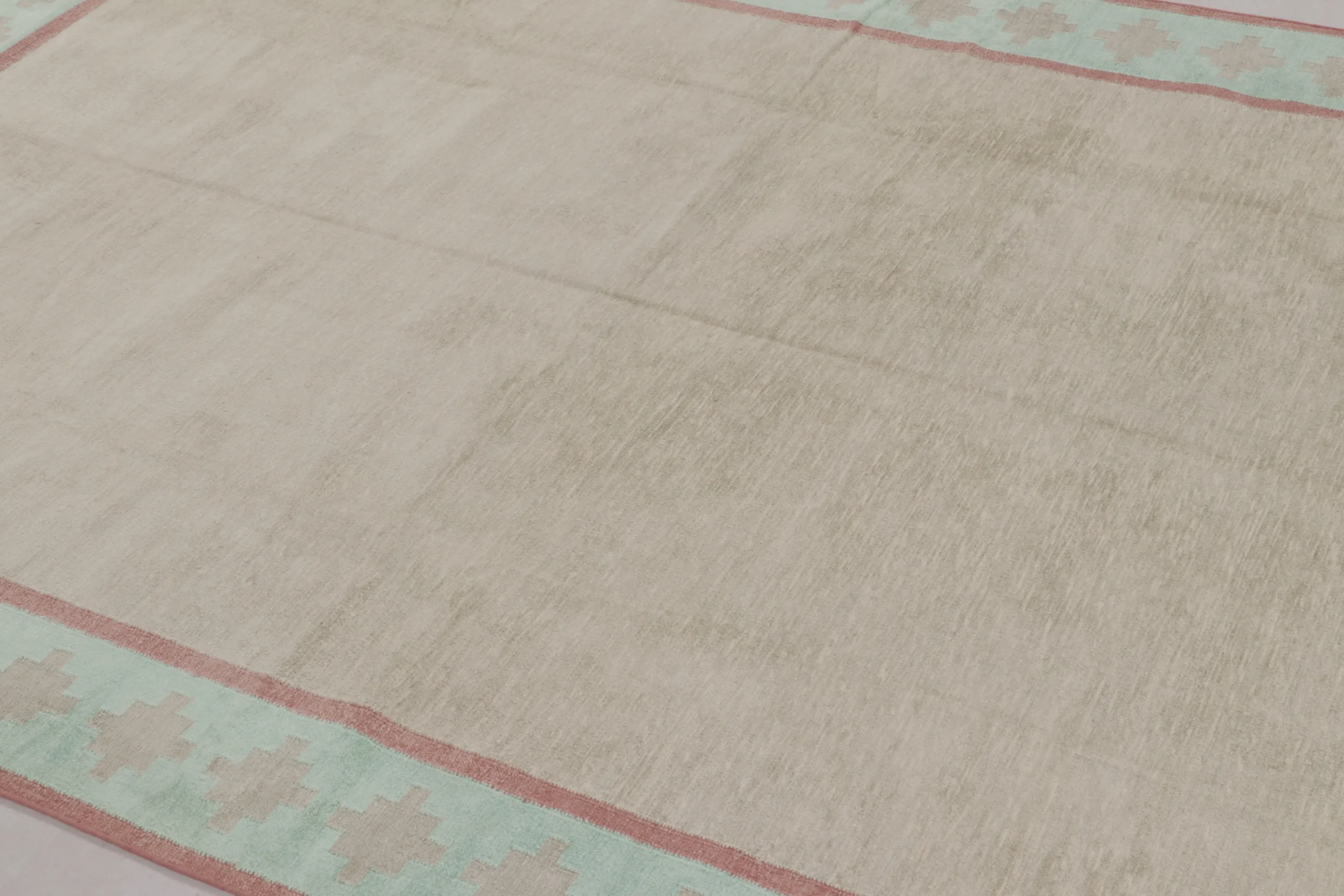 Contemporary Dhurrie Flatweave Rug