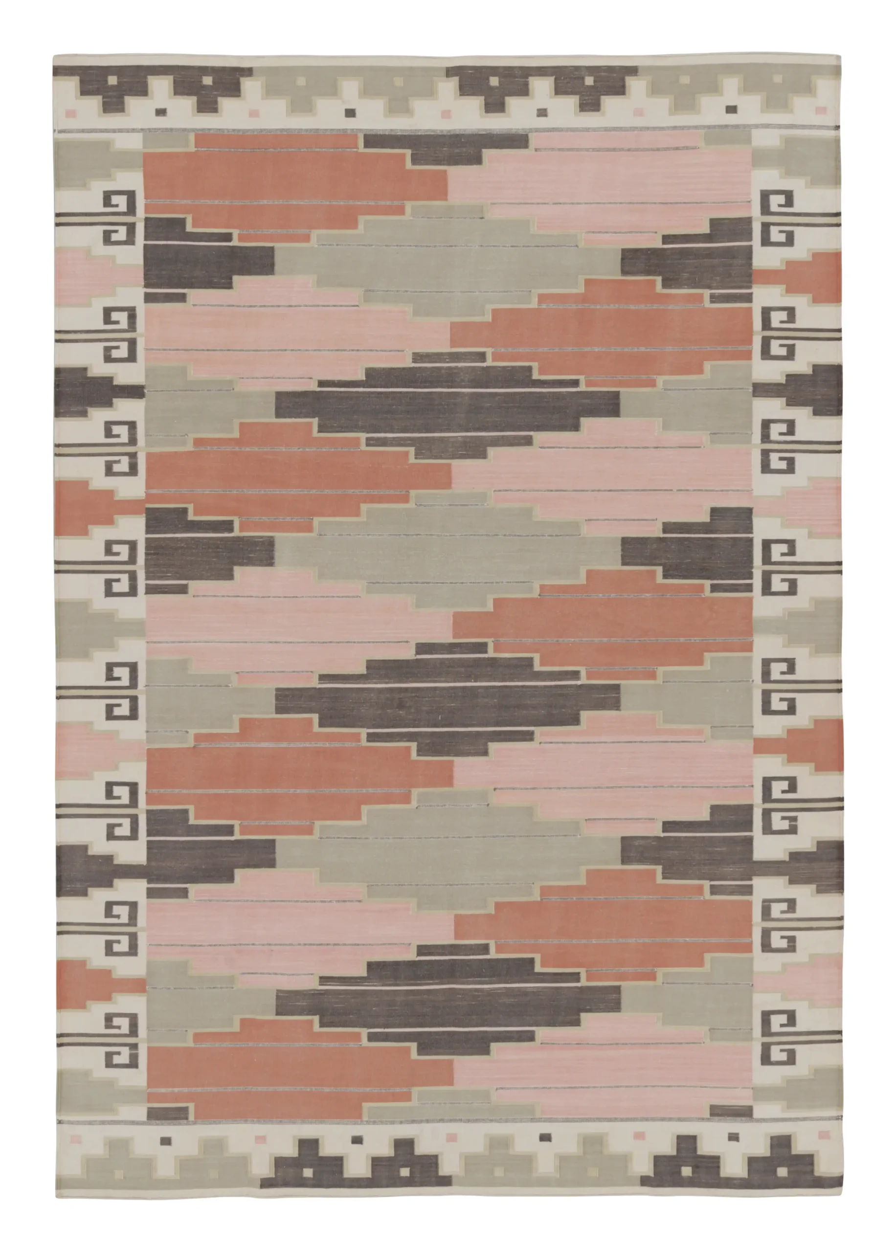Contemporary Dhurrie Flatweave Rug