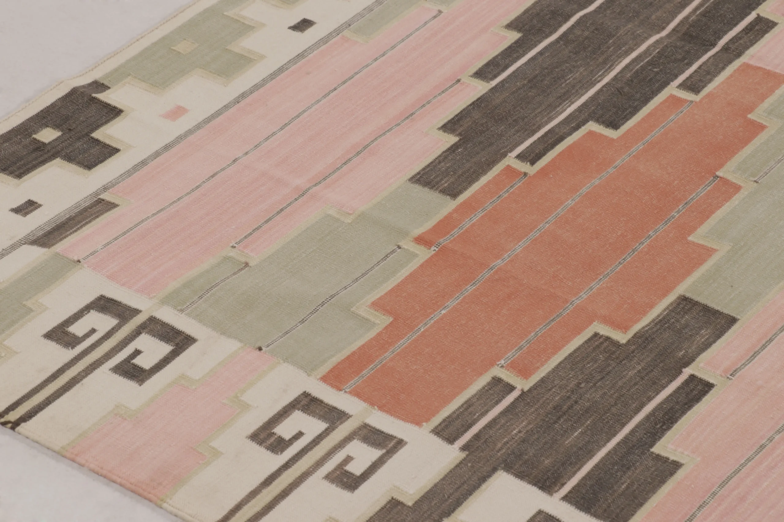 Contemporary Dhurrie Flatweave Rug