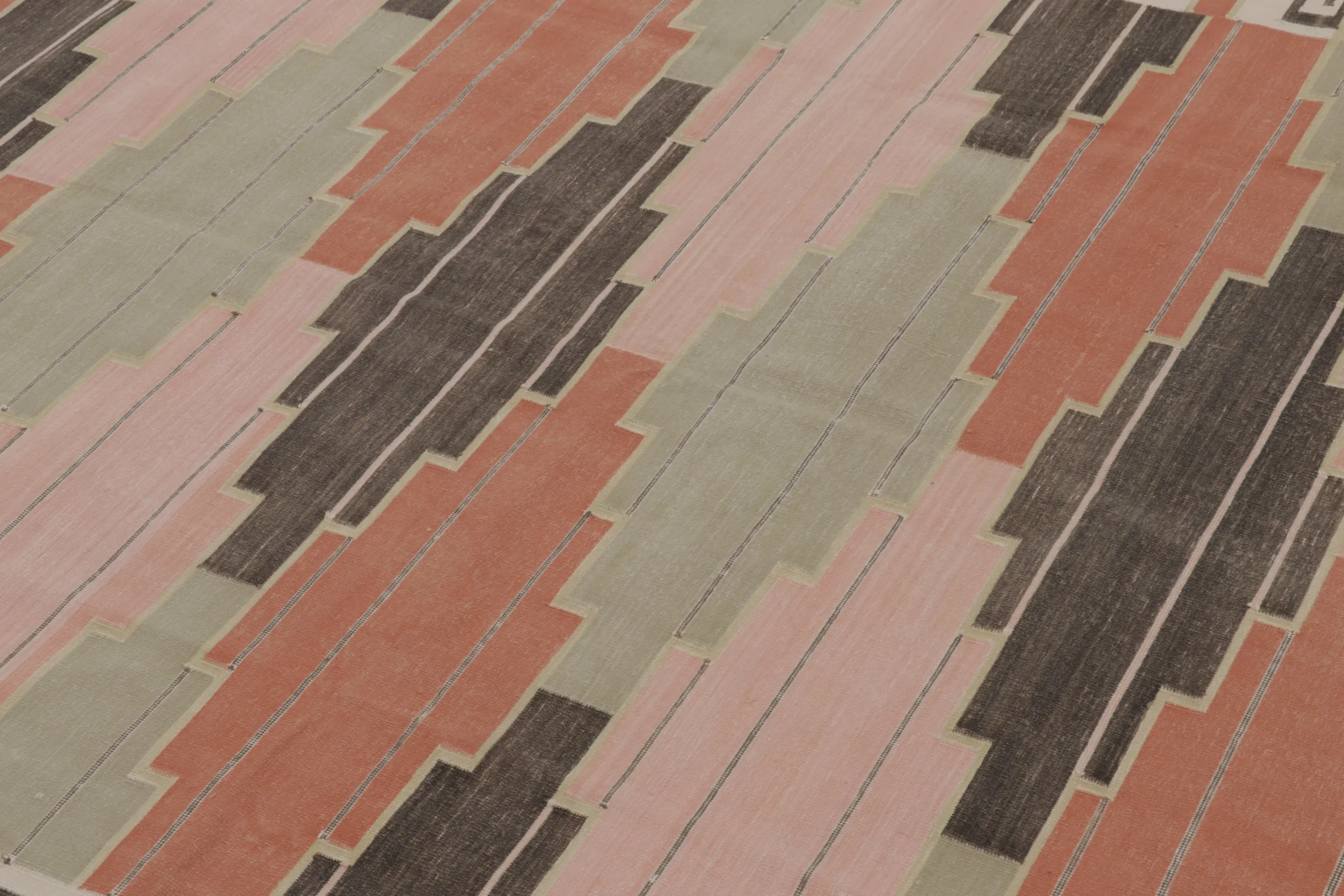 Contemporary Dhurrie Flatweave Rug