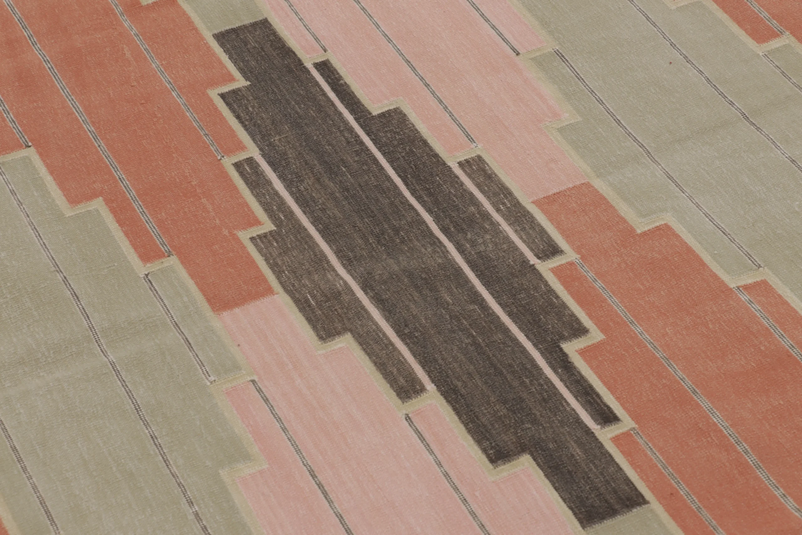 Contemporary Dhurrie Flatweave Rug