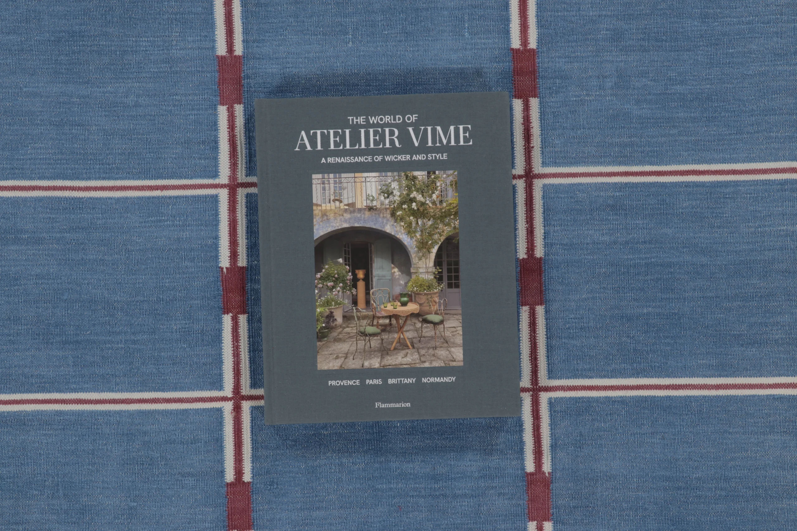 Contemporary Striped Geometric Dhurrie Flatweave