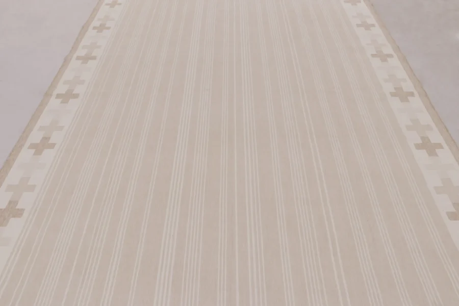 Contemporary Indian Dhurrie Flatwave Rug