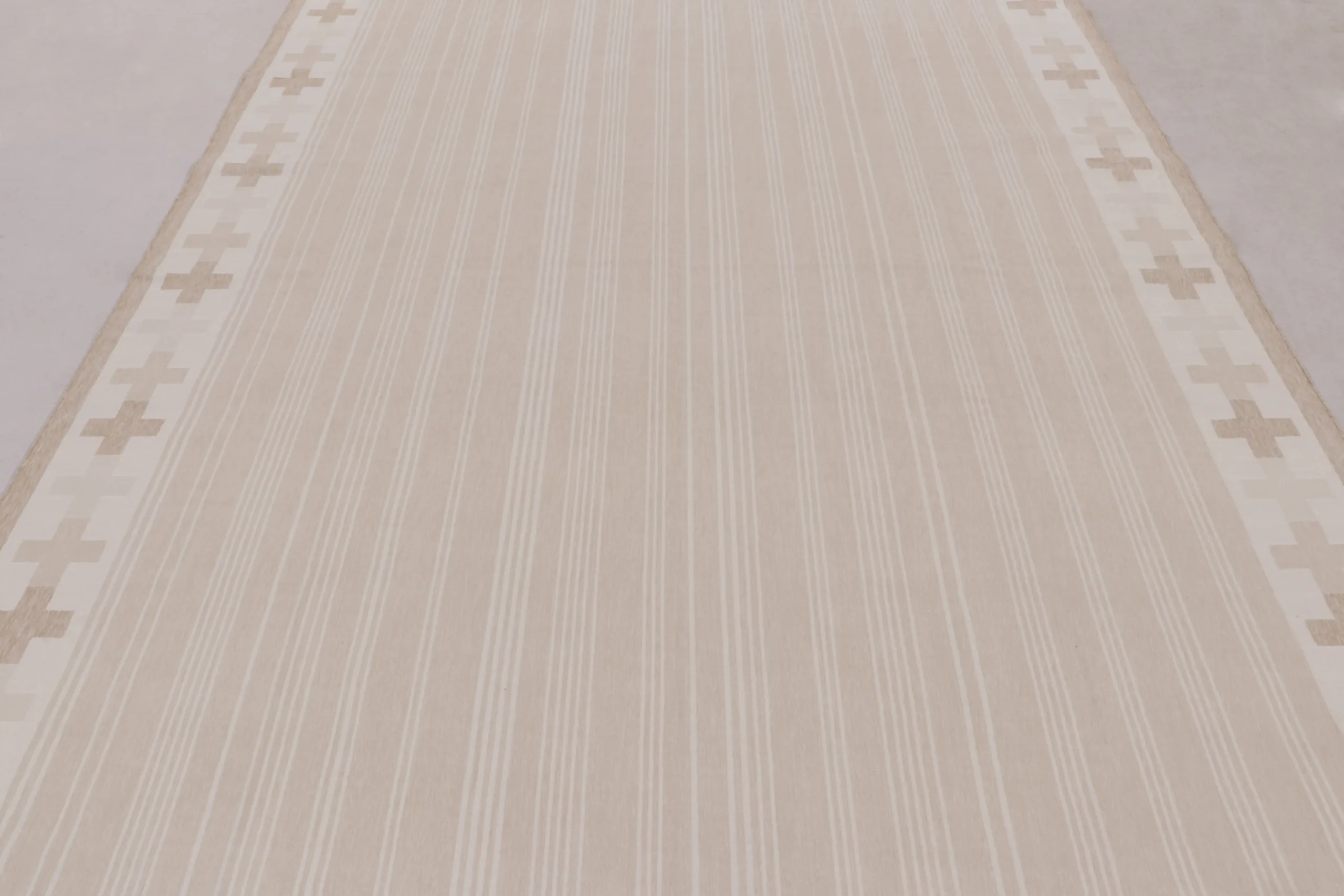 Contemporary Indian Dhurrie Flatwave Rug