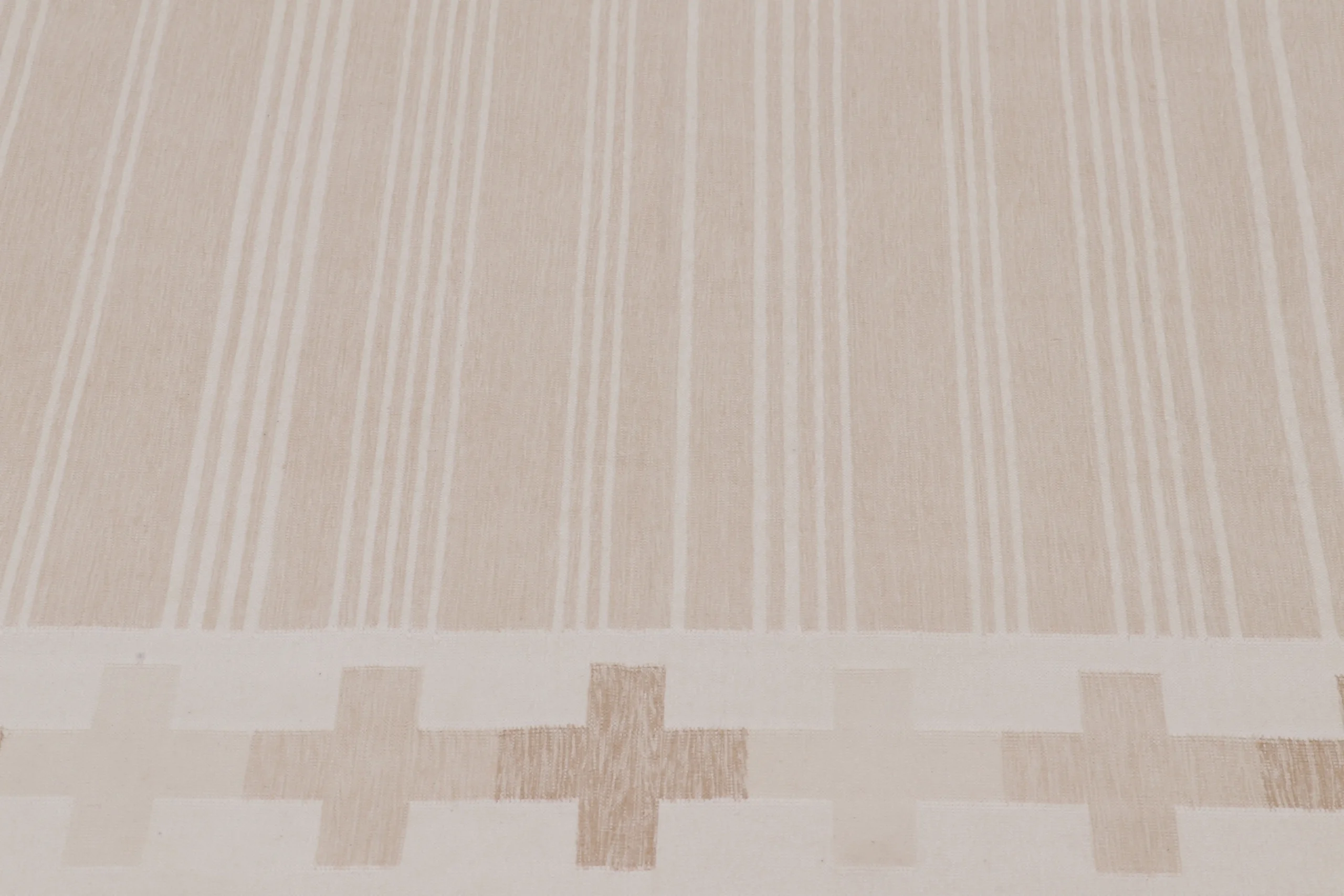 Contemporary Indian Dhurrie Flatwave Rug