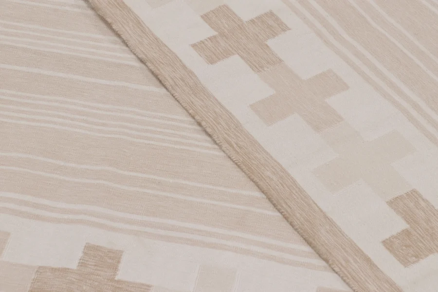 Contemporary Indian Dhurrie Flatwave Rug