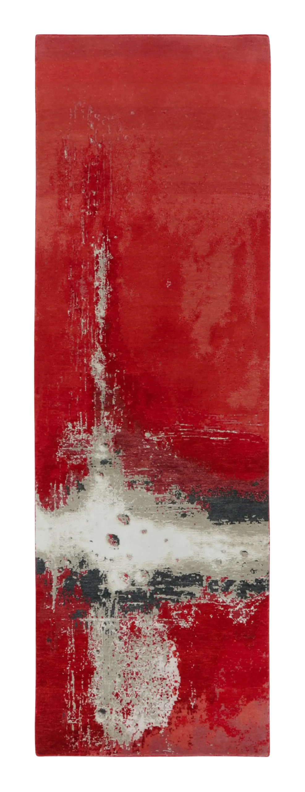 Contemporary Abstract Runner Rug
