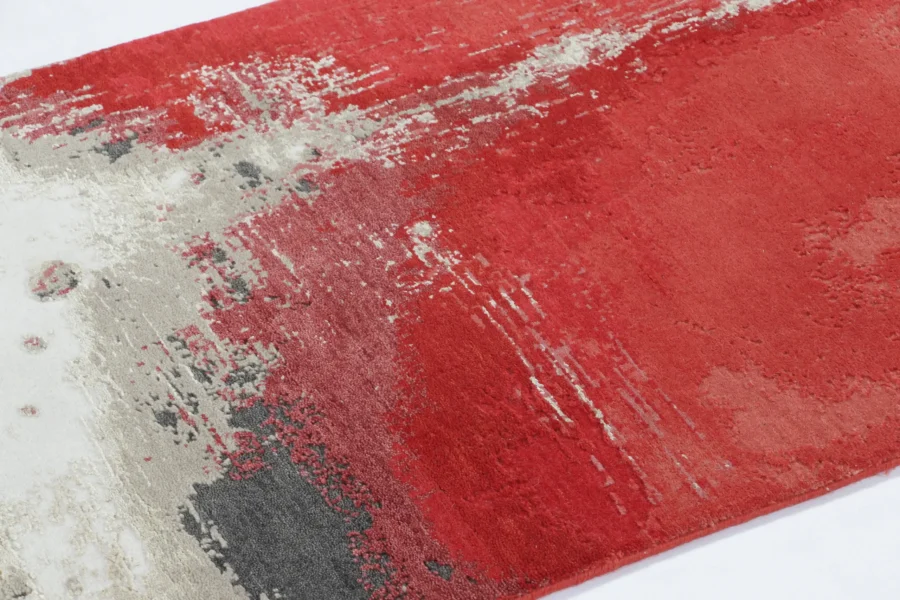 Contemporary Abstract Runner Rug