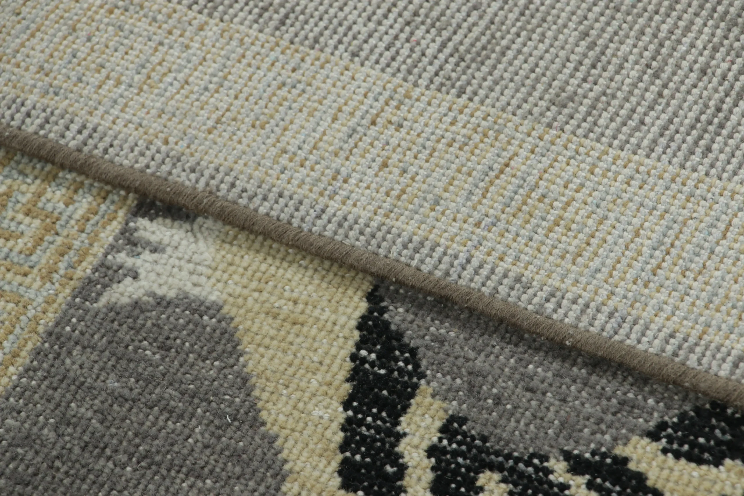 Modern Distressed Tiger Runner Rug