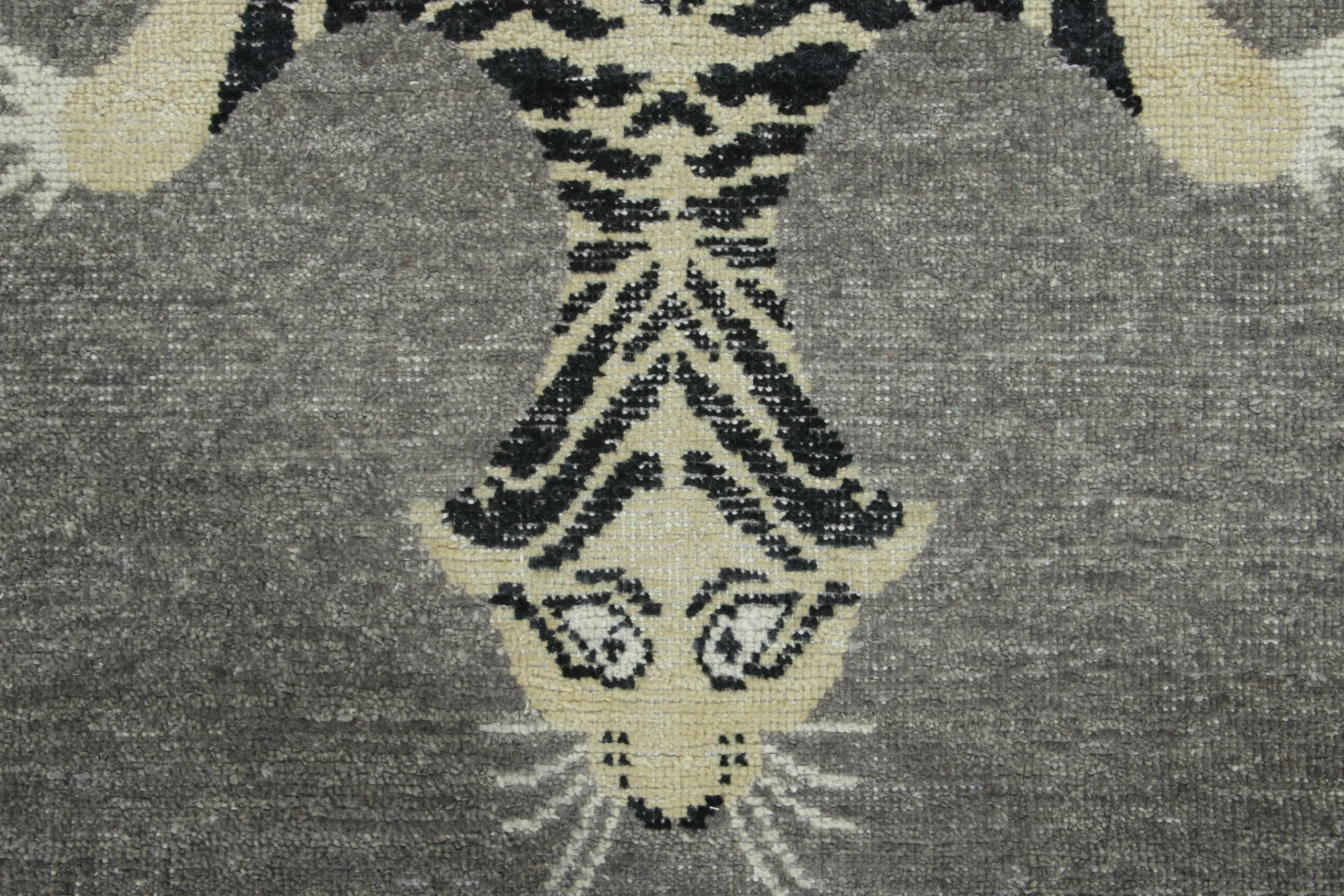 Modern Distressed Tiger Runner Rug