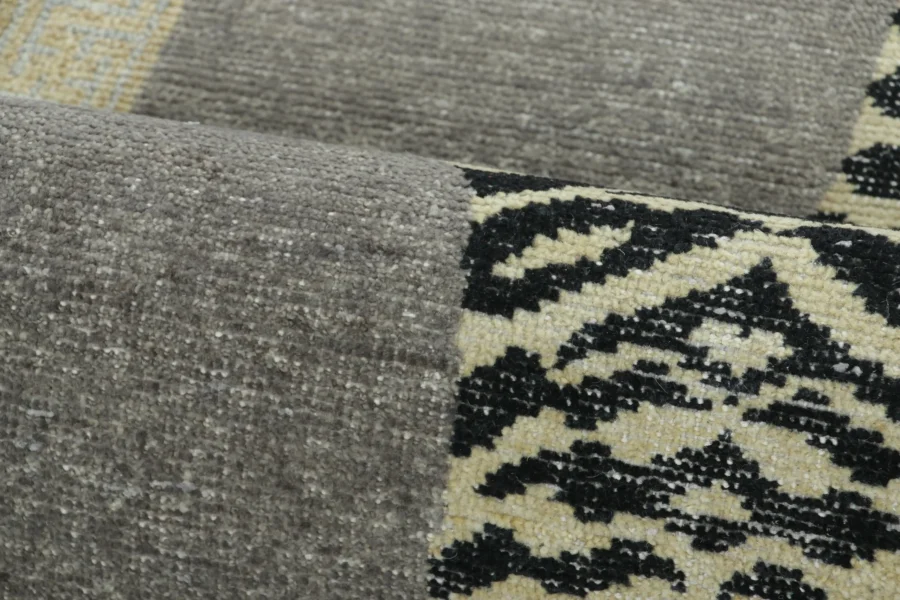 Modern Distressed Tiger Runner Rug