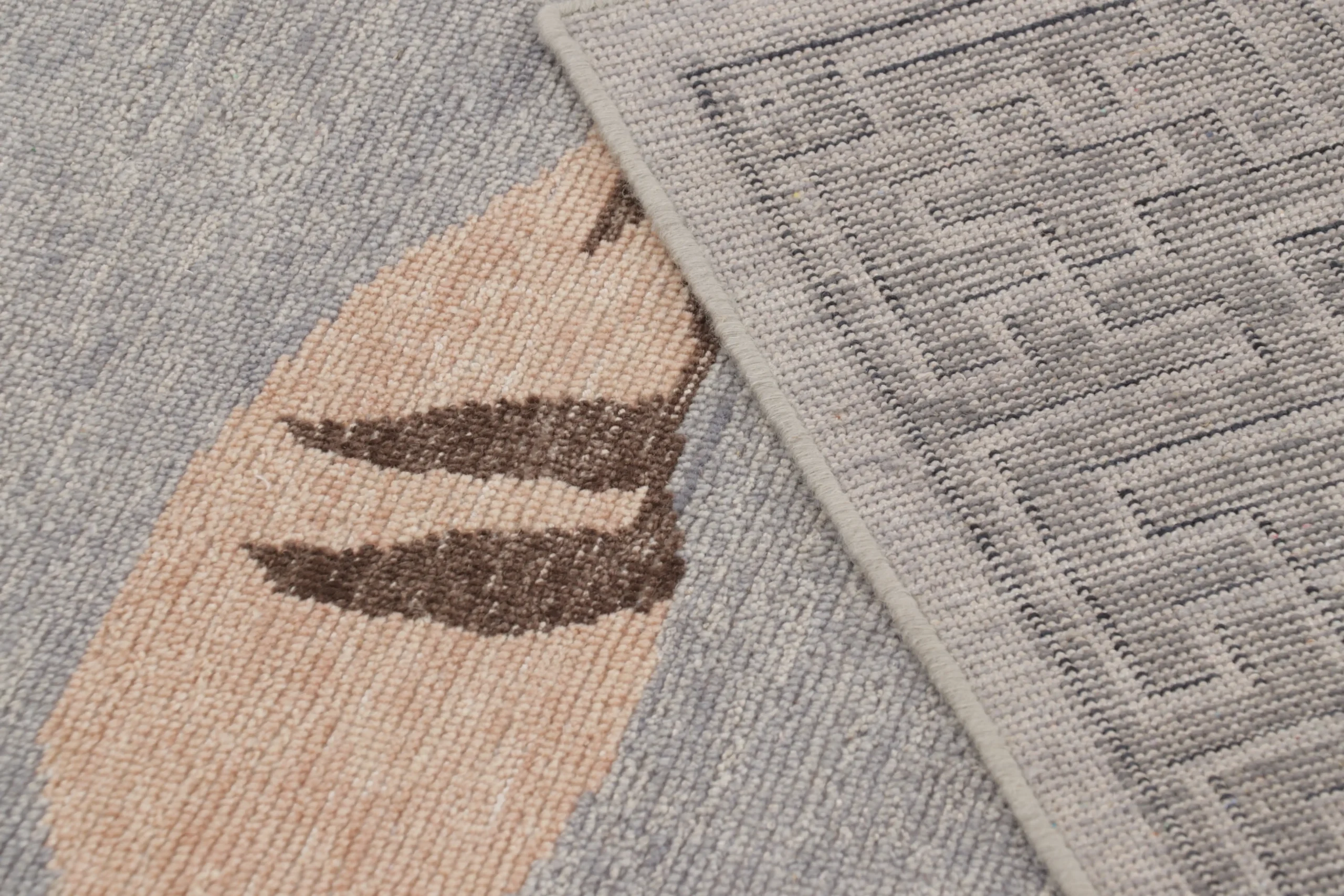 Modern Distressed Tiger Rug