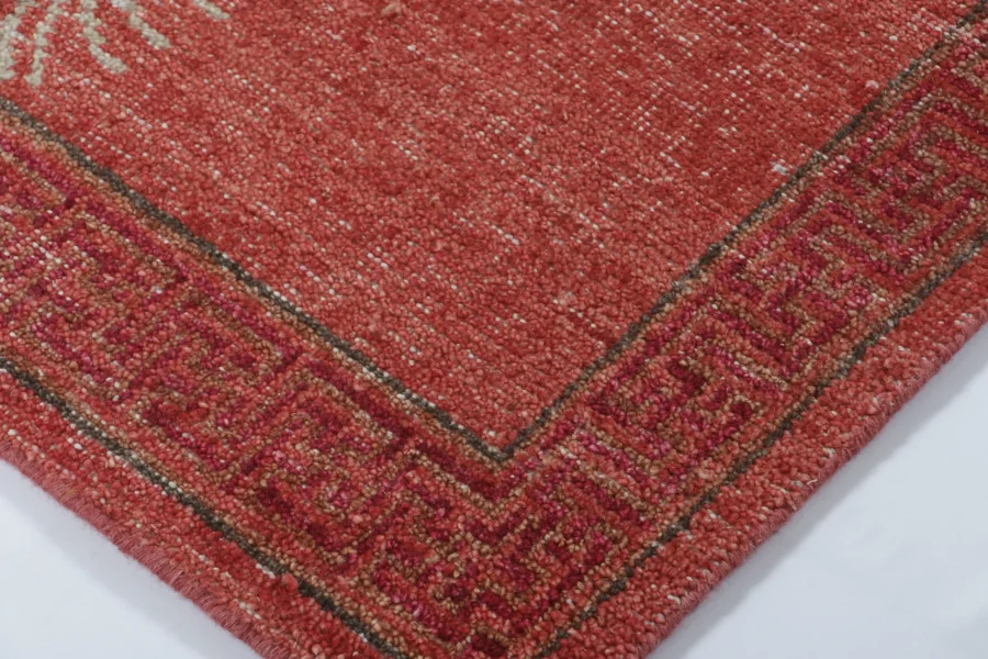 Modern Distressed Tiger Runner Rug