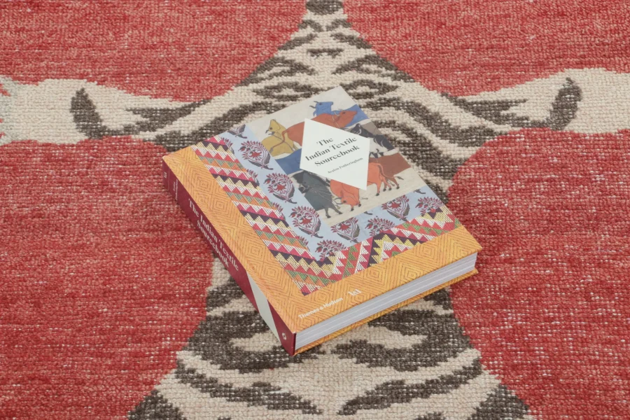Modern Distressed Tiger Runner Rug