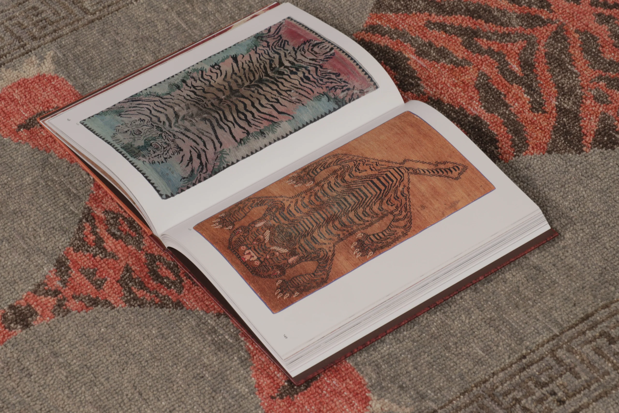 Rug & Kilim’s Modern Pictorial Distressed Runner Rug
