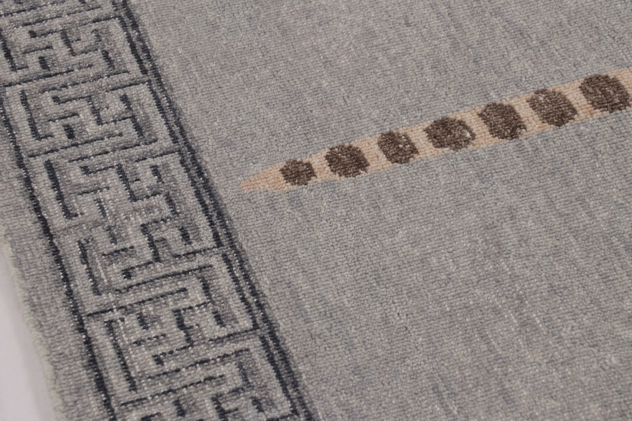 Modern Distressed Tiger Rug