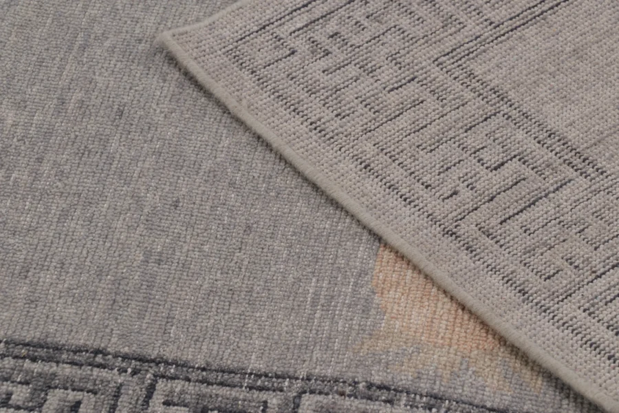 Modern Distressed Tiger Rug