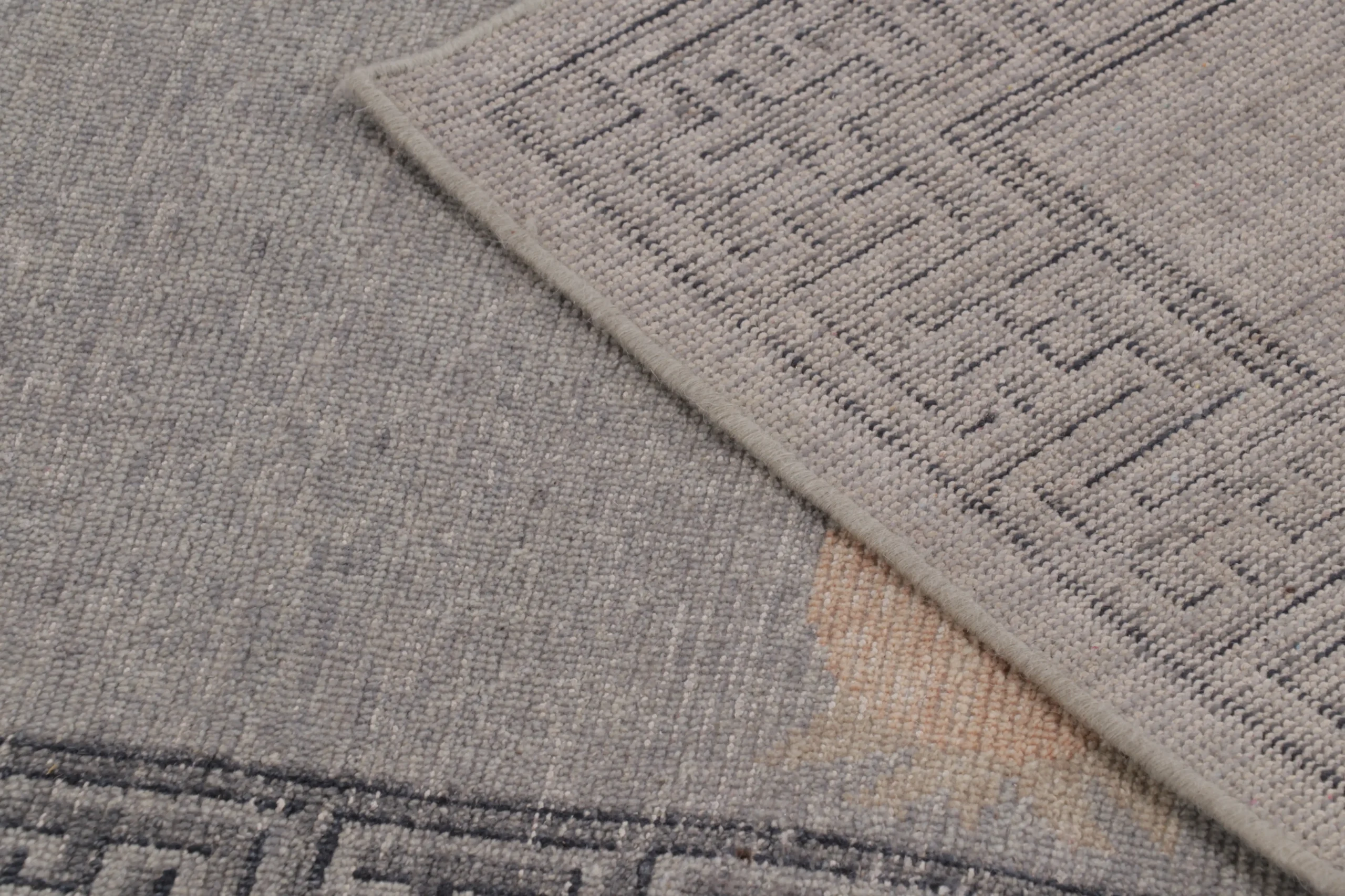 Modern Distressed Tiger Rug