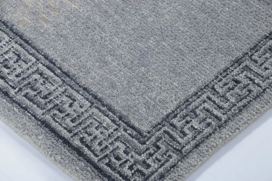 Modern Distressed Tiger Runner Rug