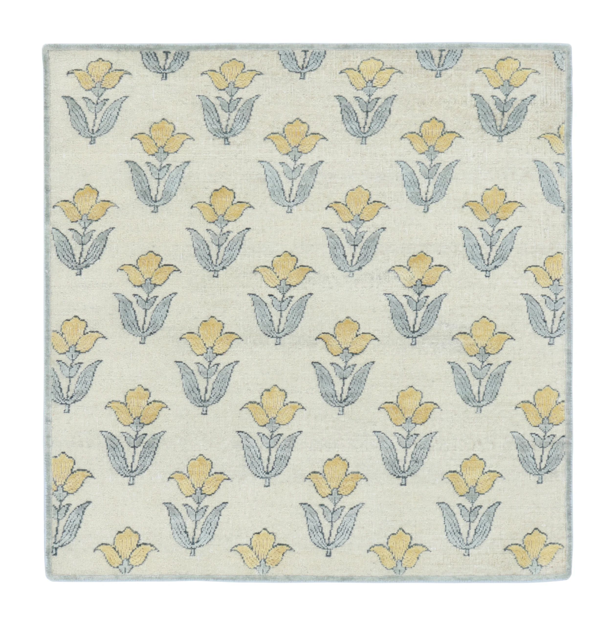 Rug & Kilim’s Floral Block Print Rug
